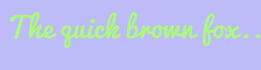 Image with Font Color ACF780 and Background Color BDBCF9
